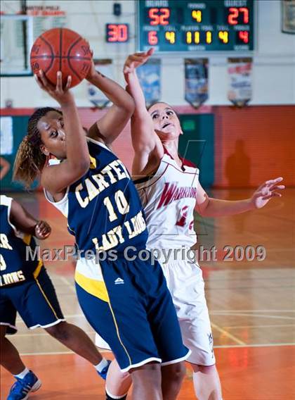 Thumbnail 2 in Carter vs. Patriot (Lady Bears Holiday Classic) photogallery.