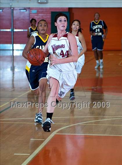 Thumbnail 2 in Carter vs. Patriot (Lady Bears Holiday Classic) photogallery.