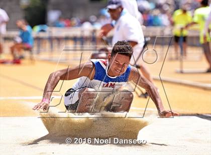 Thumbnail 2 in CIF NCS Masters Track and Field Championships (Boys Long Jump) photogallery.