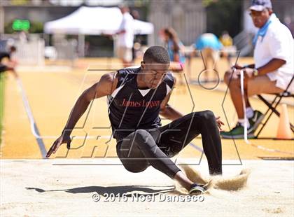 Thumbnail 2 in CIF NCS Masters Track and Field Championships (Boys Long Jump) photogallery.