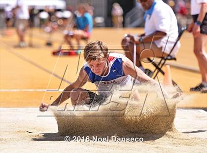 Thumbnail 1 in CIF NCS Masters Track and Field Championships (Boys Long Jump) photogallery.