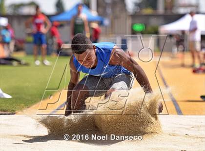 Thumbnail 1 in CIF NCS Masters Track and Field Championships (Boys Long Jump) photogallery.