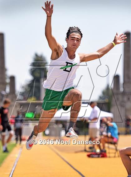 Thumbnail 1 in CIF NCS Masters Track and Field Championships (Boys Long Jump) photogallery.