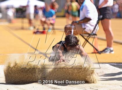 Thumbnail 1 in CIF NCS Masters Track and Field Championships (Boys Long Jump) photogallery.
