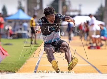 Thumbnail 1 in CIF NCS Masters Track and Field Championships (Boys Long Jump) photogallery.