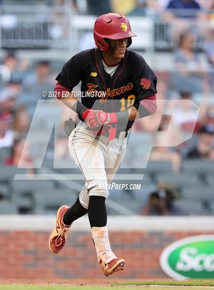 Thumbnail 3 in Houston County vs. Lassiter (GHSA 6A Championship Game 1) photogallery.