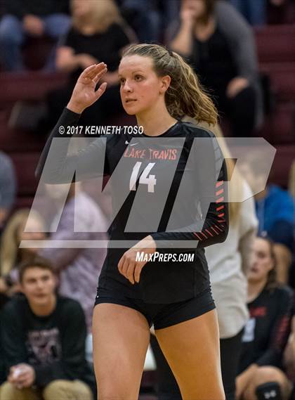 Thumbnail 1 in Reagan vs. Lake Travis (UIL 6A Bi-District Playoff) photogallery.