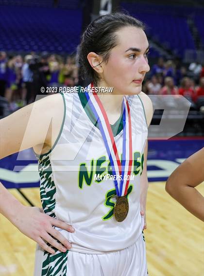 Thumbnail 2 in Neches vs. Nazareth (UIL 1A Basketball State Semifinal Medal Ceremony) photogallery.