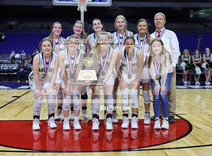 Thumbnail 2 in Neches vs. Nazareth (UIL 1A Basketball State Semifinal Medal Ceremony) photogallery.