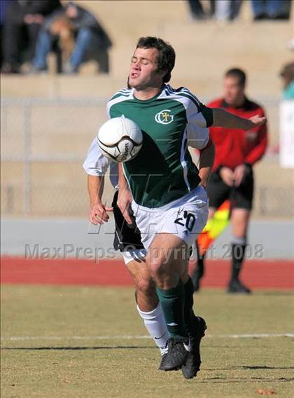 Thumbnail 2 in Shelby vs. Cardinal Gibbons (NCHSAA Boys Soccer 2A Final) photogallery.