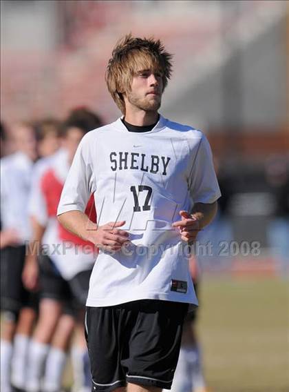 Thumbnail 2 in Shelby vs. Cardinal Gibbons (NCHSAA Boys Soccer 2A Final) photogallery.