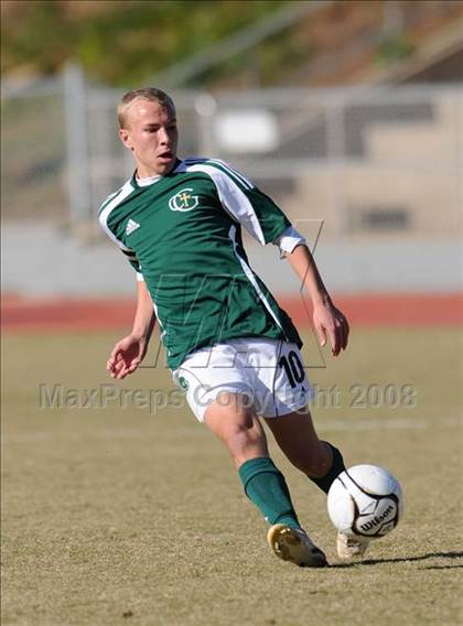 Thumbnail 1 in Shelby vs. Cardinal Gibbons (NCHSAA Boys Soccer 2A Final) photogallery.