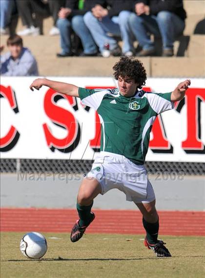 Thumbnail 1 in Shelby vs. Cardinal Gibbons (NCHSAA Boys Soccer 2A Final) photogallery.