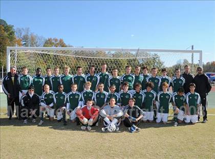 Thumbnail 1 in Shelby vs. Cardinal Gibbons (NCHSAA Boys Soccer 2A Final) photogallery.