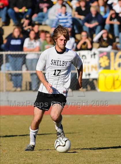 Thumbnail 1 in Shelby vs. Cardinal Gibbons (NCHSAA Boys Soccer 2A Final) photogallery.