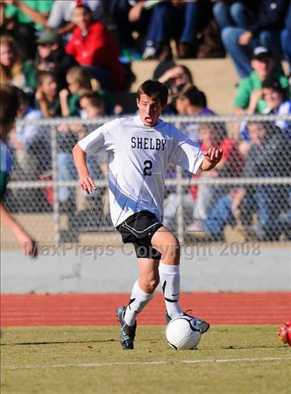 Thumbnail 2 in Shelby vs. Cardinal Gibbons (NCHSAA Boys Soccer 2A Final) photogallery.