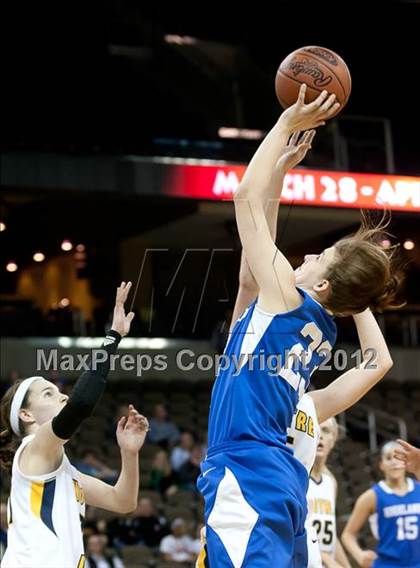 Thumbnail 2 in Highlands vs. Notre Dame Academy (2012 9th Region Girls Basketball Tournament) photogallery.