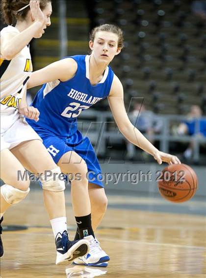Thumbnail 3 in Highlands vs. Notre Dame Academy (2012 9th Region Girls Basketball Tournament) photogallery.