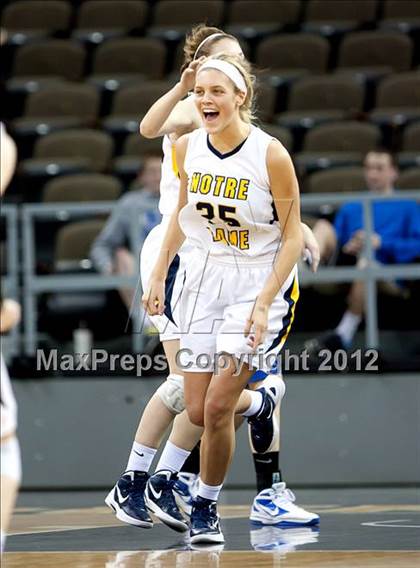 Thumbnail 2 in Highlands vs. Notre Dame Academy (2012 9th Region Girls Basketball Tournament) photogallery.