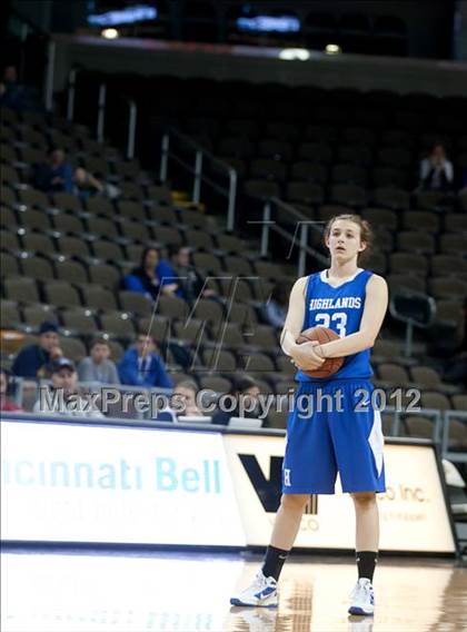 Thumbnail 2 in Highlands vs. Notre Dame Academy (2012 9th Region Girls Basketball Tournament) photogallery.