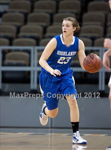 Thumbnail 2 in Highlands vs. Notre Dame Academy (2012 9th Region Girls Basketball Tournament) photogallery.
