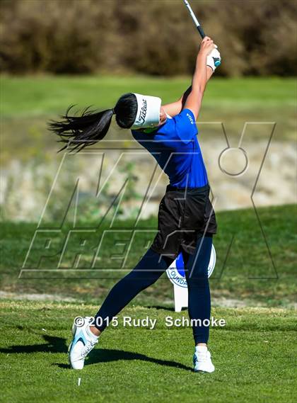 Thumbnail 2 in CIF State SoCal Girls Golf Championships photogallery.