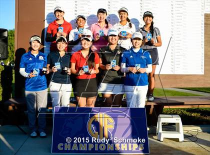 Thumbnail 2 in CIF State SoCal Girls Golf Championships photogallery.