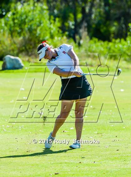 Thumbnail 2 in CIF State SoCal Girls Golf Championships photogallery.