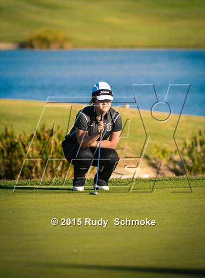 Thumbnail 2 in CIF State SoCal Girls Golf Championships photogallery.