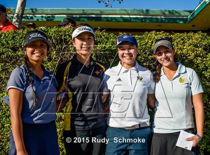 Thumbnail 1 in CIF State SoCal Girls Golf Championships photogallery.