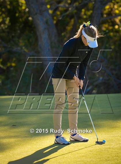 Thumbnail 1 in CIF State SoCal Girls Golf Championships photogallery.