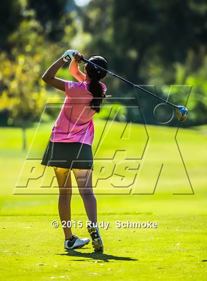 Thumbnail 2 in CIF State SoCal Girls Golf Championships photogallery.