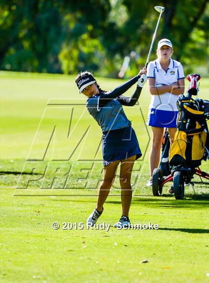 Thumbnail 1 in CIF State SoCal Girls Golf Championships photogallery.