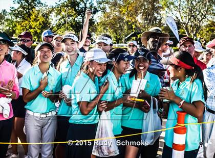 Thumbnail 2 in CIF State SoCal Girls Golf Championships photogallery.