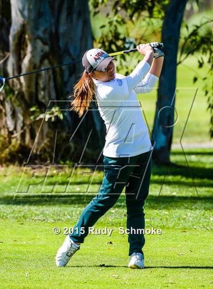 Thumbnail 1 in CIF State SoCal Girls Golf Championships photogallery.