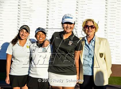 Thumbnail 1 in CIF State SoCal Girls Golf Championships photogallery.