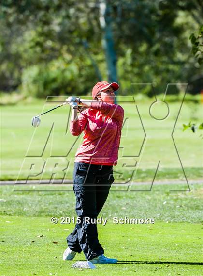 Thumbnail 2 in CIF State SoCal Girls Golf Championships photogallery.