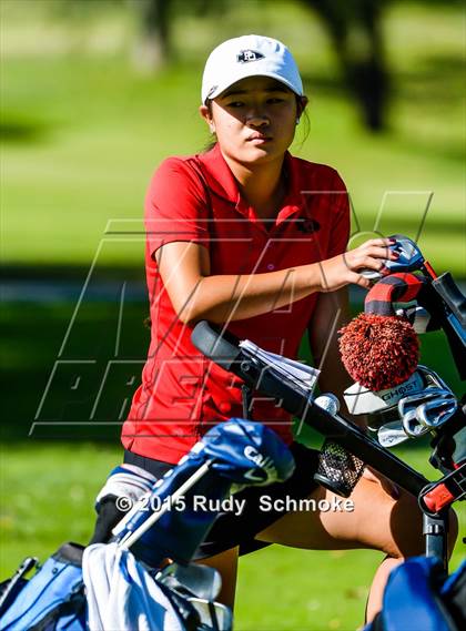 Thumbnail 2 in CIF State SoCal Girls Golf Championships photogallery.