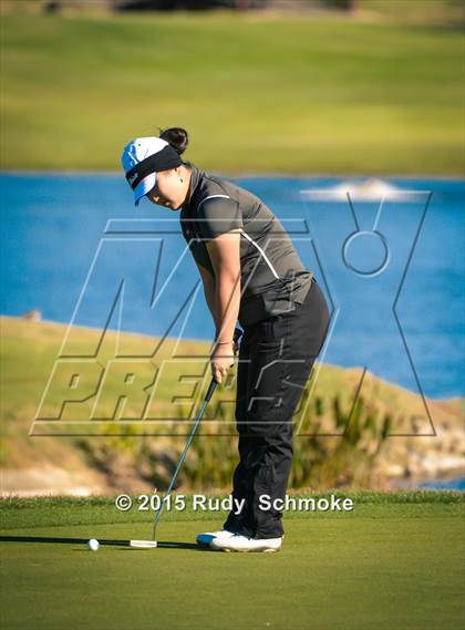 Thumbnail 1 in CIF State SoCal Girls Golf Championships photogallery.