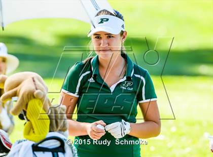 Thumbnail 1 in CIF State SoCal Girls Golf Championships photogallery.