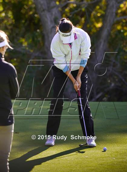 Thumbnail 2 in CIF State SoCal Girls Golf Championships photogallery.