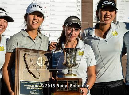 Thumbnail 2 in CIF State SoCal Girls Golf Championships photogallery.