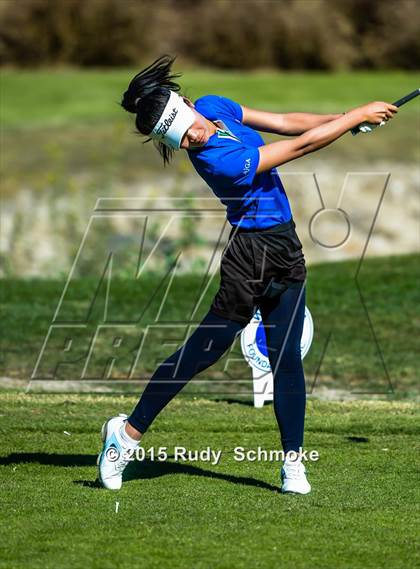 Thumbnail 1 in CIF State SoCal Girls Golf Championships photogallery.