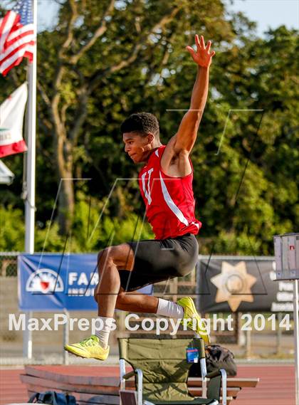 Thumbnail 3 in CIF SJS Masters Track and Field Championships (Boys Events) photogallery.