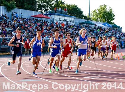 Thumbnail 2 in CIF SJS Masters Track and Field Championships (Boys Events) photogallery.