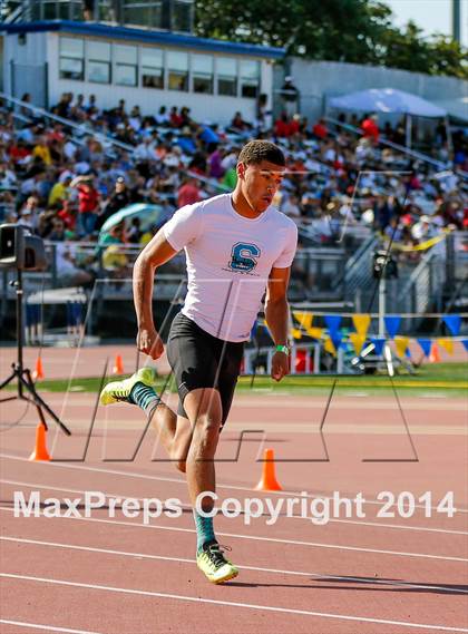 Thumbnail 3 in CIF SJS Masters Track and Field Championships (Boys Events) photogallery.