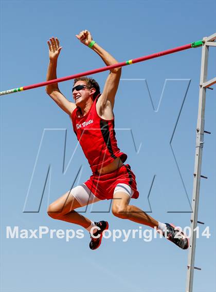 Thumbnail 2 in CIF SJS Masters Track and Field Championships (Boys Events) photogallery.