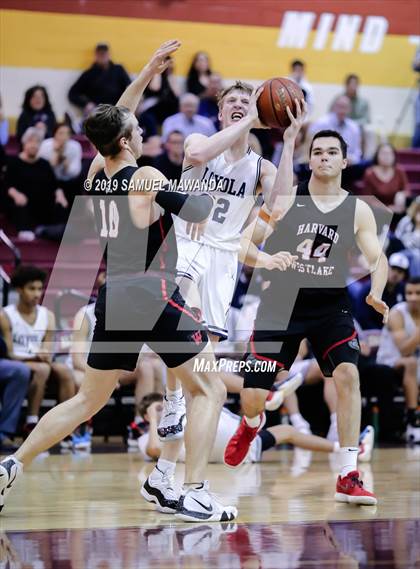Thumbnail 1 in Loyola vs  Harvard-Westlake (Mission League Tournament) photogallery.