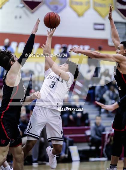 Thumbnail 3 in Loyola vs  Harvard-Westlake (Mission League Tournament) photogallery.