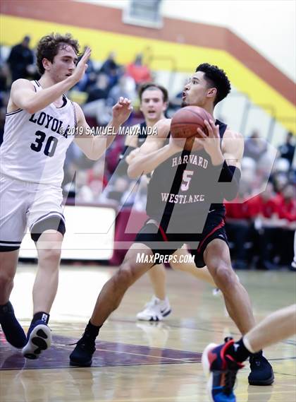 Thumbnail 1 in Loyola vs  Harvard-Westlake (Mission League Tournament) photogallery.
